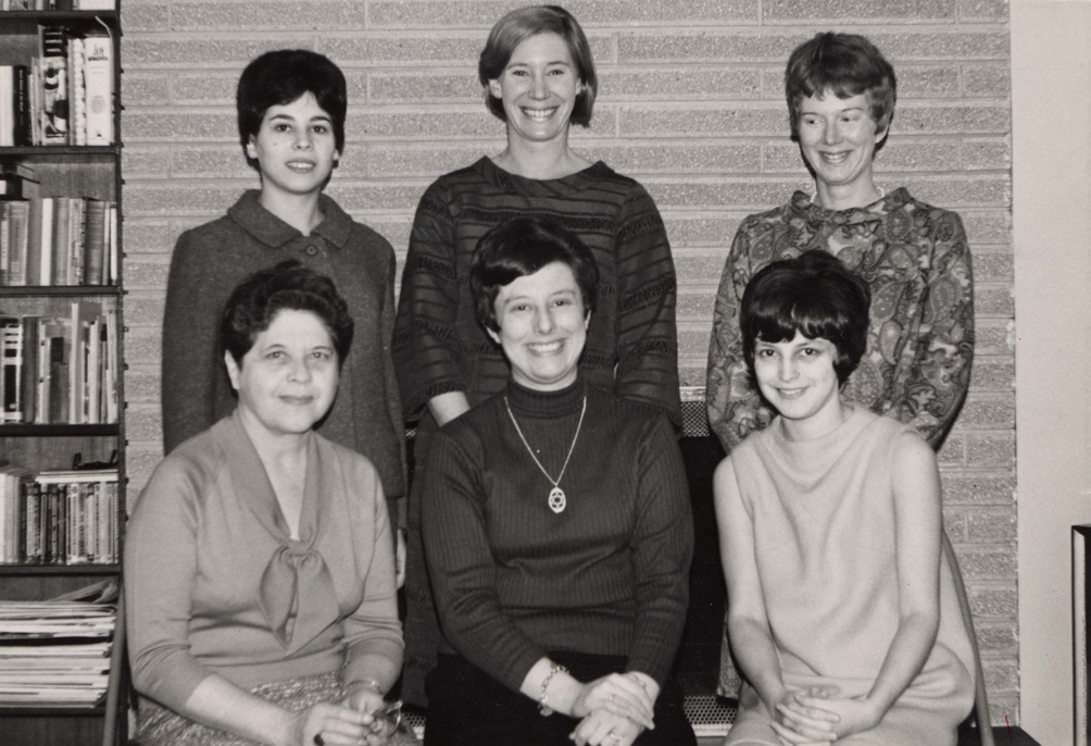 A group of unidentified executive members of National Council of Jewish Women in Vancouver, B.C., 1968. 